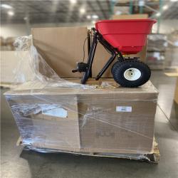 DALLAS LOCATION - 80 lbs. Estate Grade Spreader with Pneumatic Wheels -  PALLET  (  9  UNITS  )