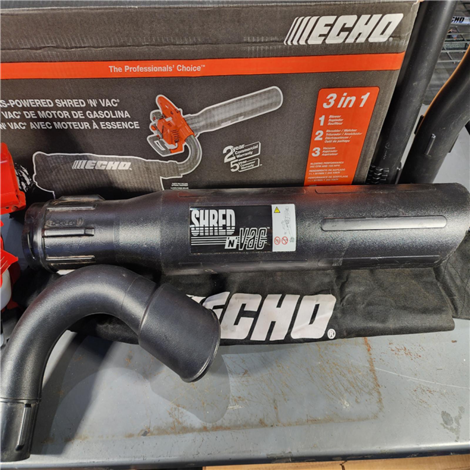 HOUSTON LOCATION - AS-IS ECHO 25.4cc Shred 'N' Vac