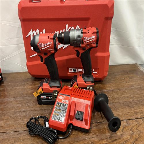 AS-ISM18 FUEL 18V Lithium-Ion Brushless Cordless Hammer Drill and Impact Driver Combo Kit (2-Tool) with 2 Batteries