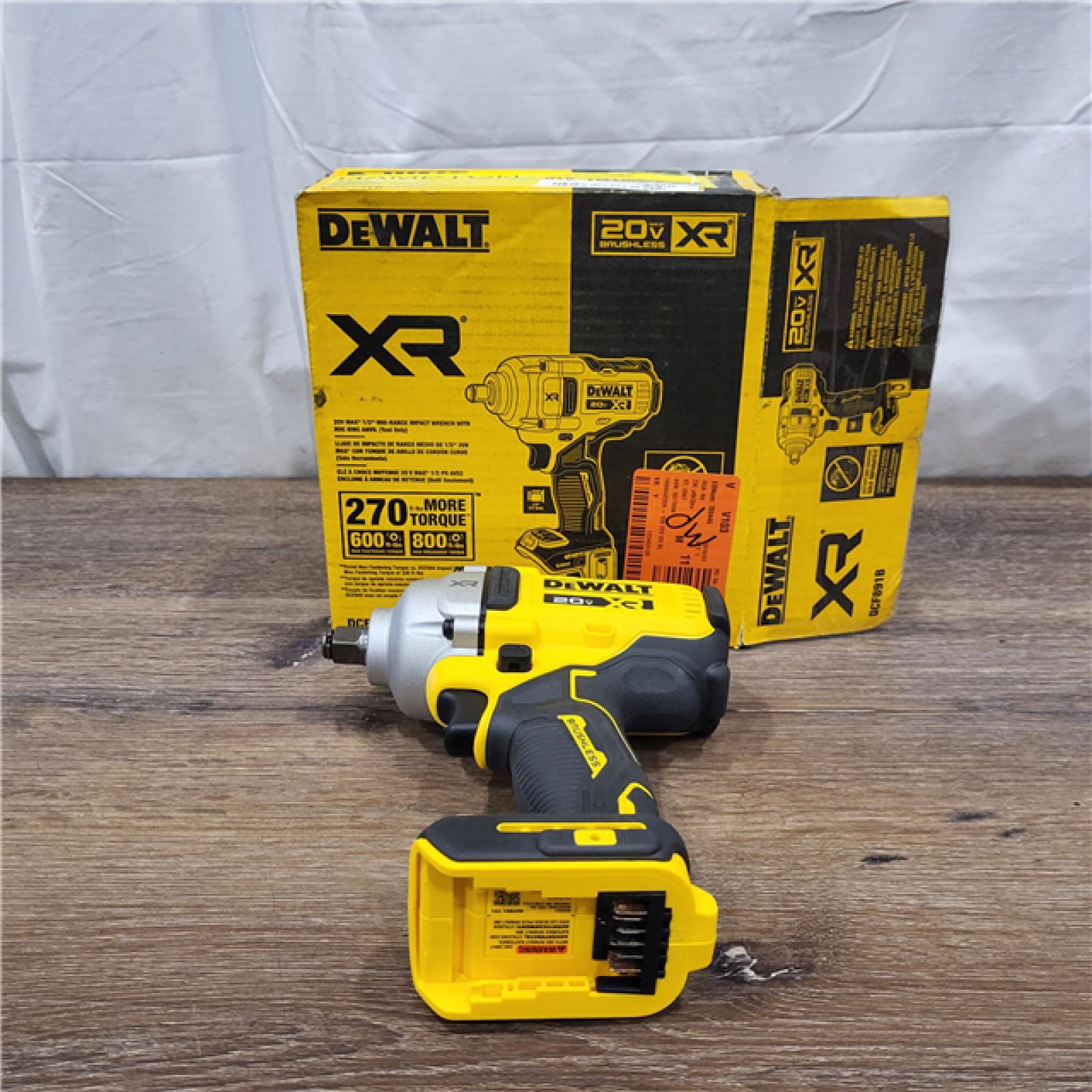 AS-IS DEWALT 20-Volt MAX XR Cordless 1/2 in. Impact Wrench (Tool-Only) (DCF891B)