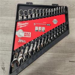 Phoenix Location NEW Milwaukee Combination Metric Wrench Mechanics Tool Set (15-Piece)