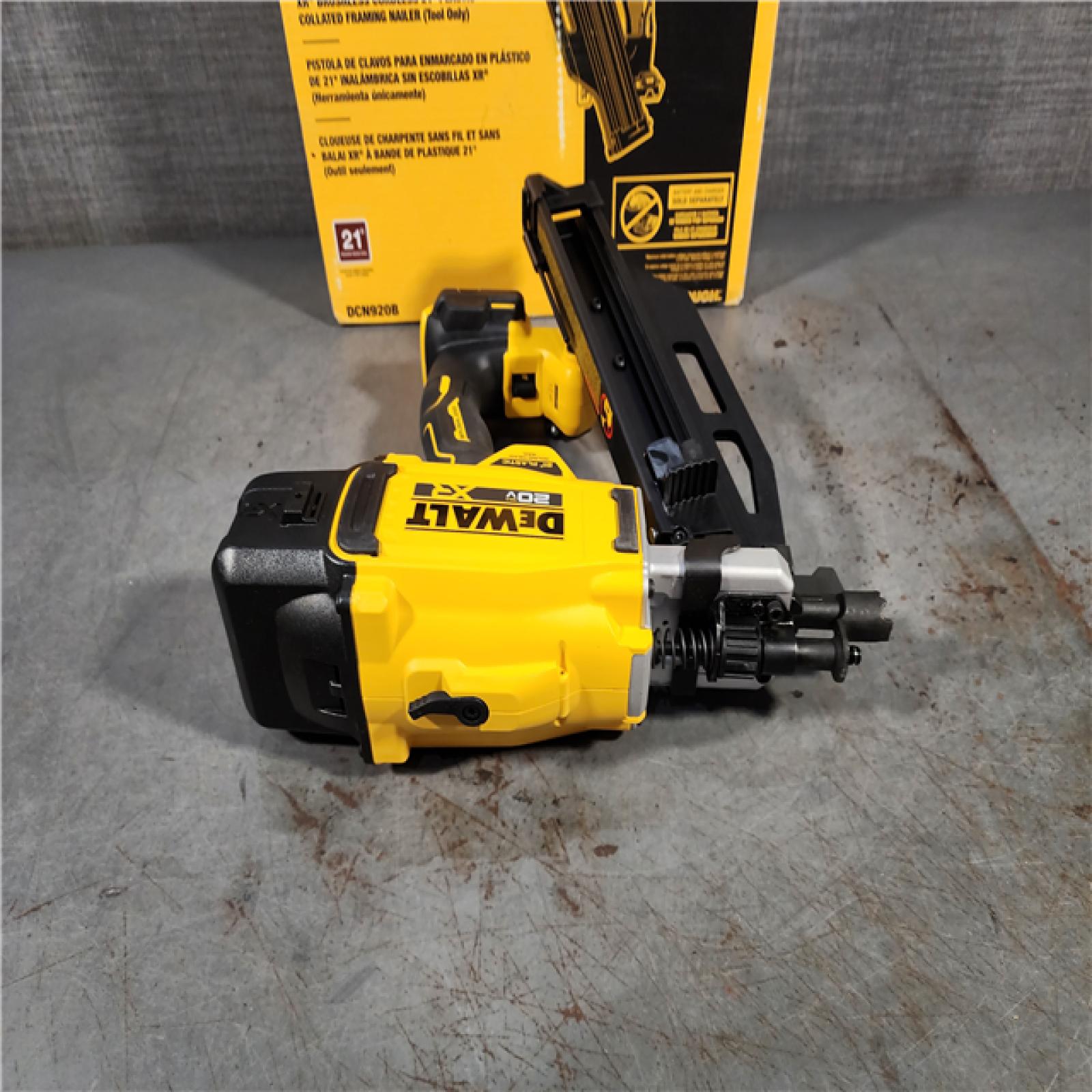 HOUSTON LOCATION - AS-IS DEWALT 20-Volt 21Â° Cordless Framing Nailer (Tool-Only)