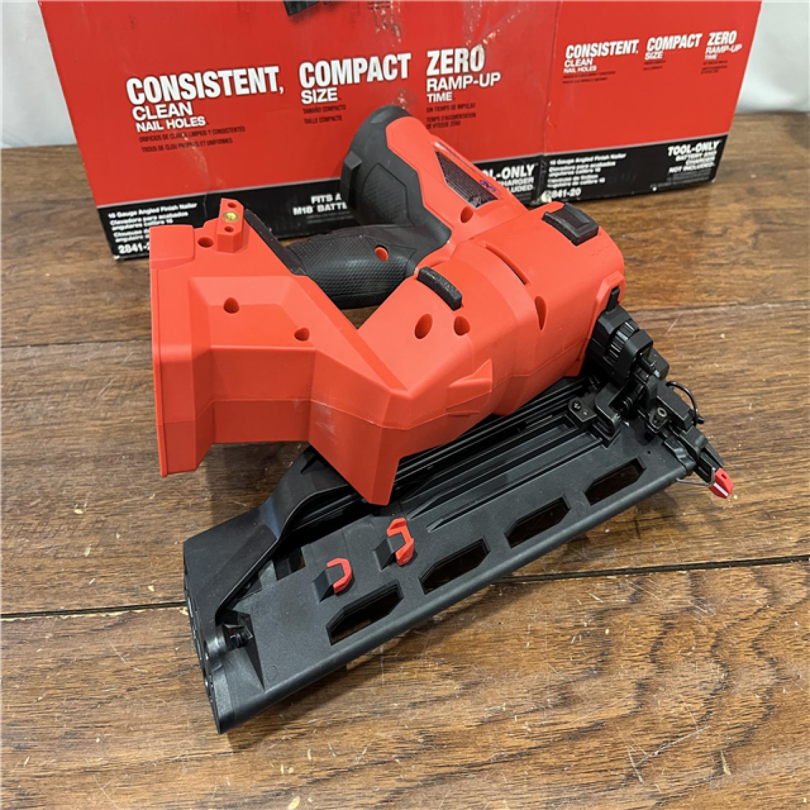 AS-ISMilwaukee 2841-20 18V Cordless Gen II 16 Gauge Angled Finish Nailer (Tool Only)