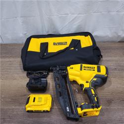 AS-IS DeWalt DCN660D1 20V 16 Gauge Cordless Angled Finish Nailer Kit W/ 2Ah Battery