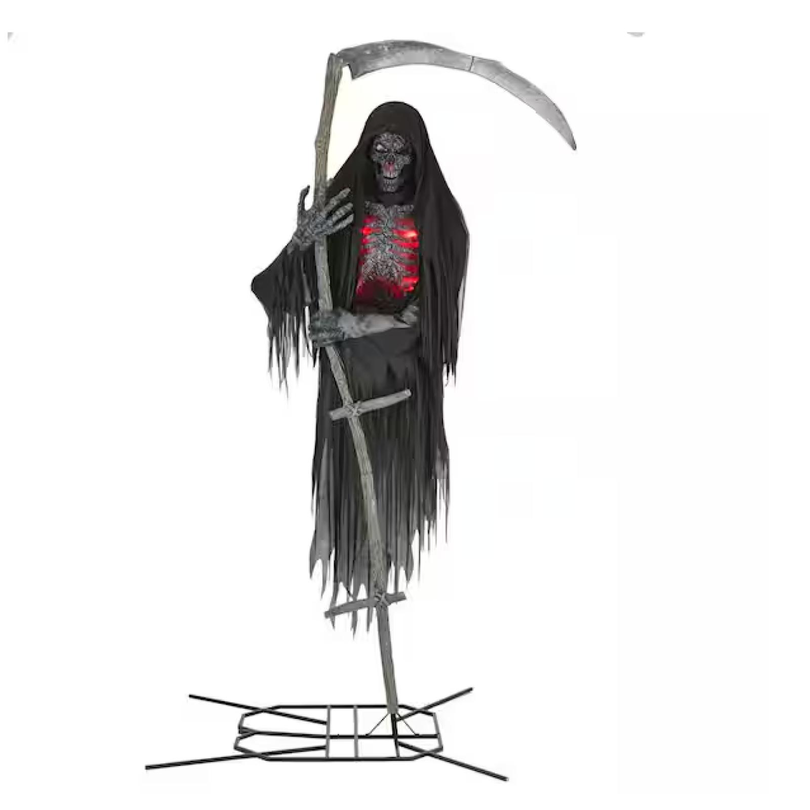 DALLAS LOCATION - Home Accents Holiday 12 ft. Giant-Sized Animated LED Levitating Reaper