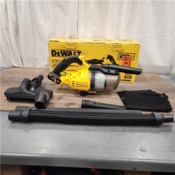 AS IS DEWALT 20V Lithium-Ion Cordless Dry Hand Vacuum kit  (Tool Only)