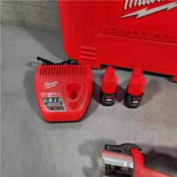 HOUSTON LOCATION - AS-IS Milwaukee M12 Force Logic Press Tool 1/2 in. to 1 in. Kit