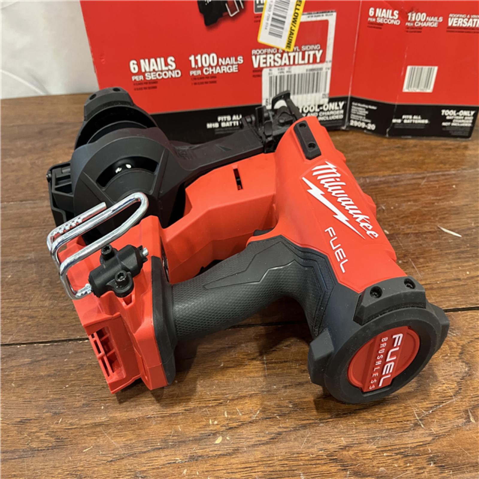 AS-ISM18 FUEL 18-Volt Lithium-Ion Brushless Cordless Coil Roofing Nailer (Tool Only)