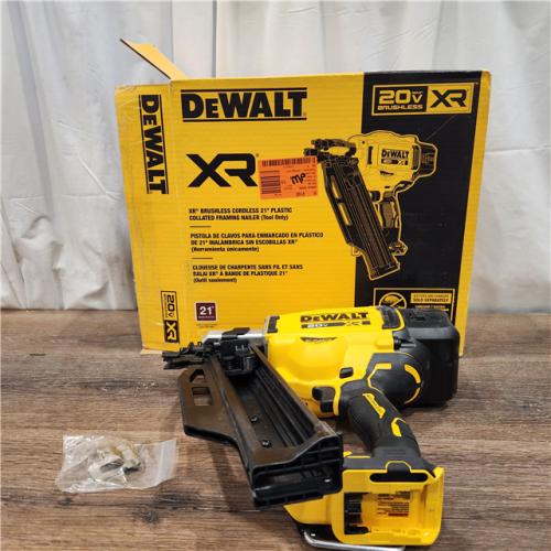 AS IS DEWALT 20-Volt 21Â° Cordless Framing Nailer (Tool-Only)