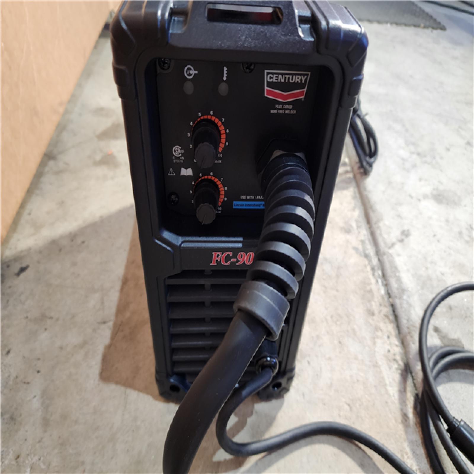 HOUSTON LOCATION - AS-IS (APPEARS LIKE NEW) Century Flux-Core FC-90 Wire Feed Welder