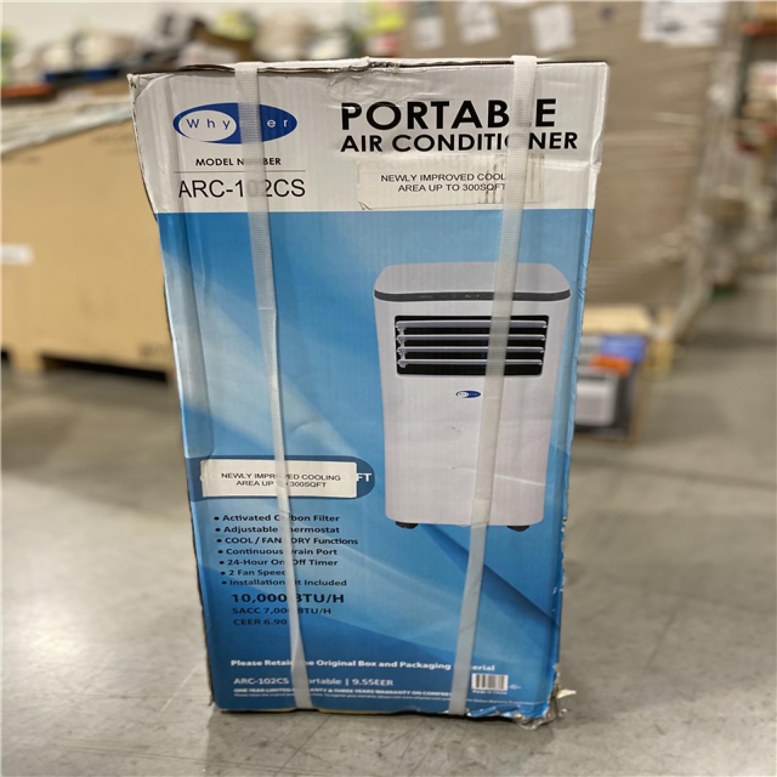 AS IS - Whynter 7,000 BTU (10,000 BTU ASHRAE)Portable Air Conditioner  in White