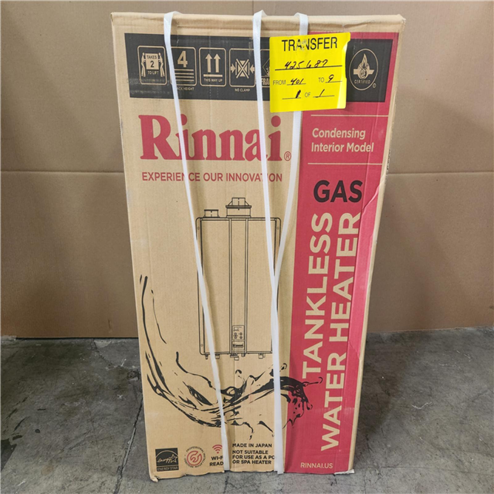 Phoenix Location NEW Rinnai Super High Efficiency Plus 11 GPM 199,000 BTU Natural Gas Interior Tankless Water Heater