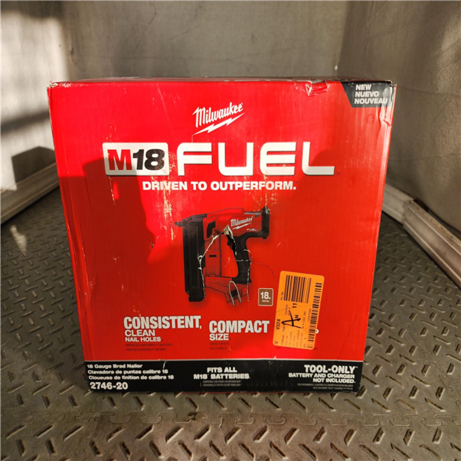 HOUSTON LOCATION - AS-IS Milwaukee M18 Fuel 18V Brushless 18-Gauge Brad Nailer 2746-20 (Bare Tool)