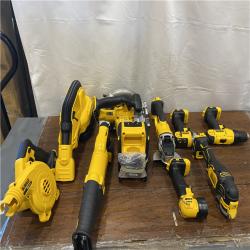 AS-IS- DEWALT 20V MAX Lithium-Ion Brushed Cordless (10-Tool) Combo Kit