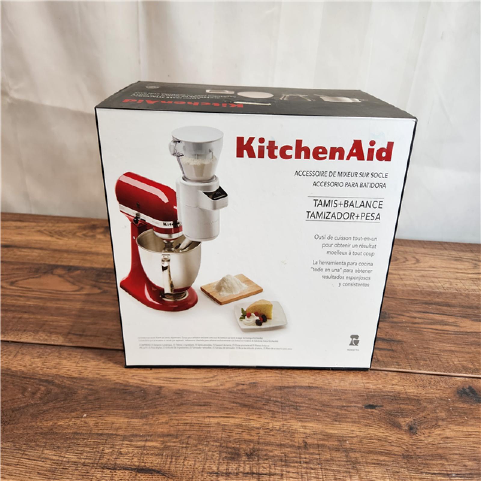 NEW! KitchenAid Sifter with Scale Attachment - KSMSFTA