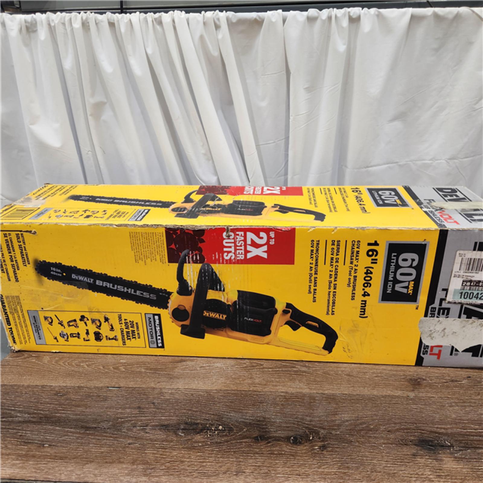 AS-IS DEWALT DCCS670B 16in Chainsaw 60V MAX - Tool Only