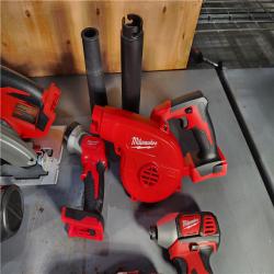 HOUSTON LOCATION - AS-IS (APPEARS LIKE NEW) Milwaukee M18 18-Volt Lithium-Ion Cordless Combo Kit (9-Tool) with (2) Batteries, Charger, and Tool Bag