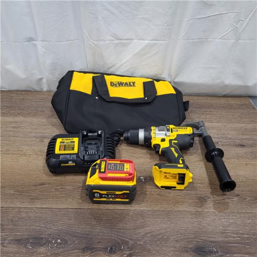 AS-IS Dewalt FLEXVOLT 20 Volt 1/2 in. Brushless Cordless Hammer Drill/Driver Kit (Battery & Charger)