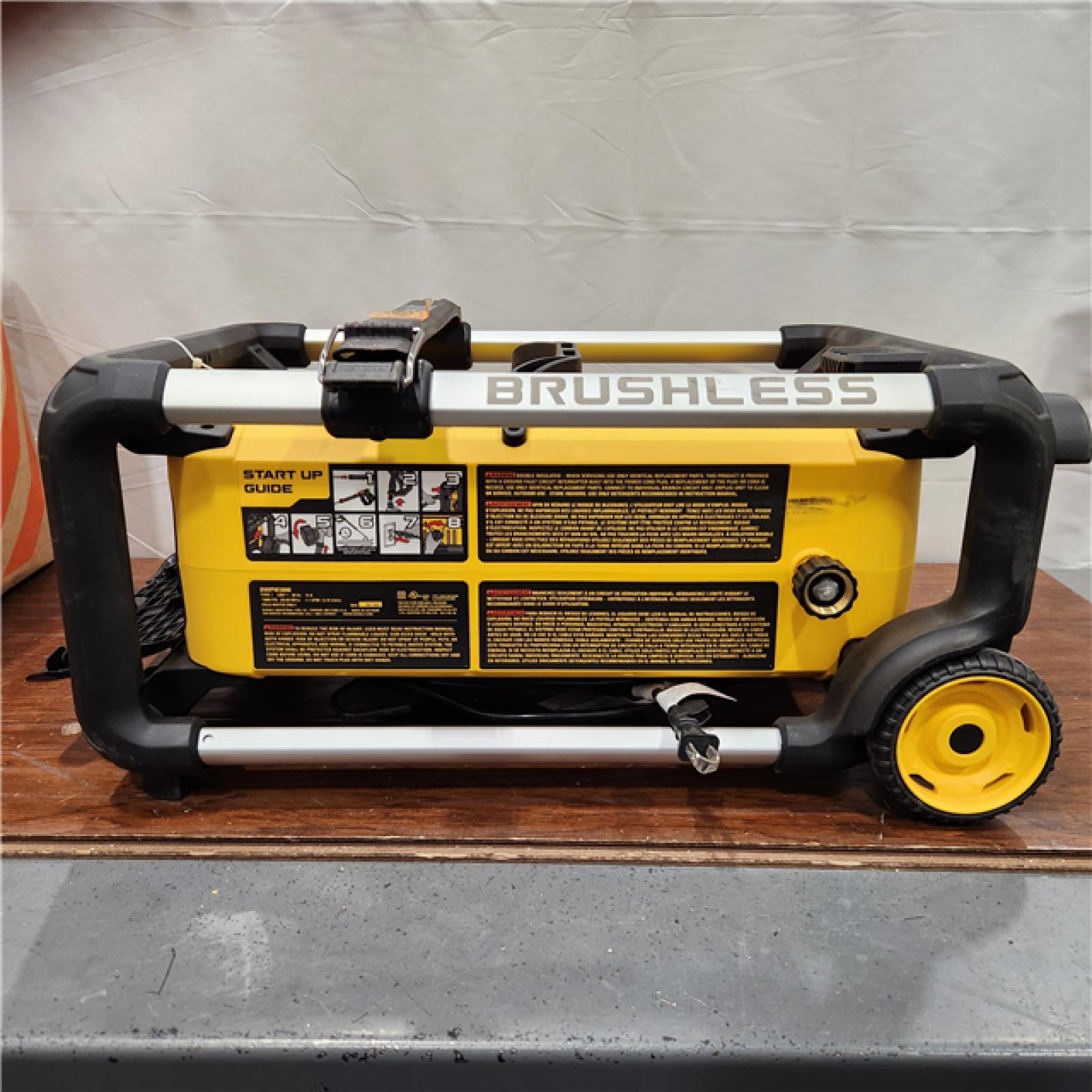 AS-IS 3000 PSI 1.1 GPM 15 Amp Cold Water Electric Pressure Washer with Internal Equipment Storage