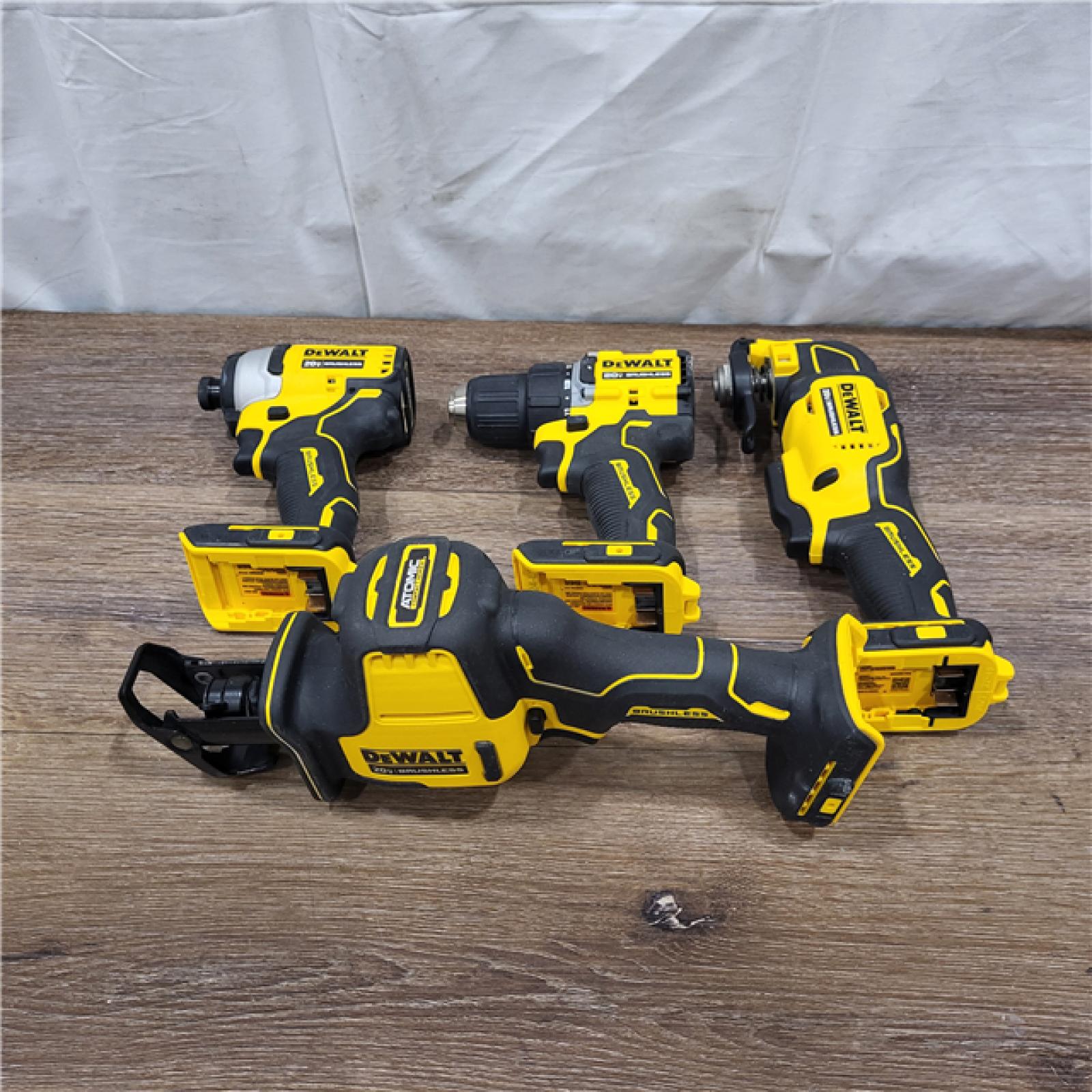 AS-IS DEWALT 20V MAX* XR 4-Tool Combo Kit