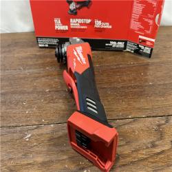 AS-ISMilwaukee 2880-20 M18 FUEL 18-Volt Lithium-Ion Brushless Cordless 4-1/2 in./5 in. Grinder W/Paddle Switch (Tool-Only)