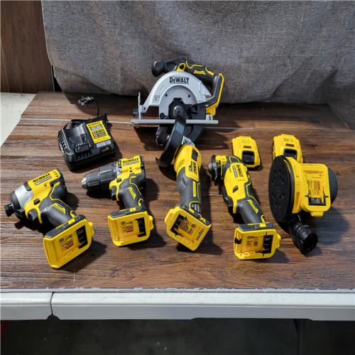 CALIFORNIA NEW DEWALT BRUSHLESS 6-TOOL COMBO KIT WITH TOUGHSYSTEM 2.0 (2 BATTERIES AND CHARGER INCLUDED)