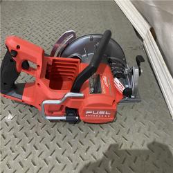 Houston location AS-IS Milwaukee 2830-20 Rear Handle Circular Saw M18 FUEL 7-1/4  Cordless Brushless Tool Only