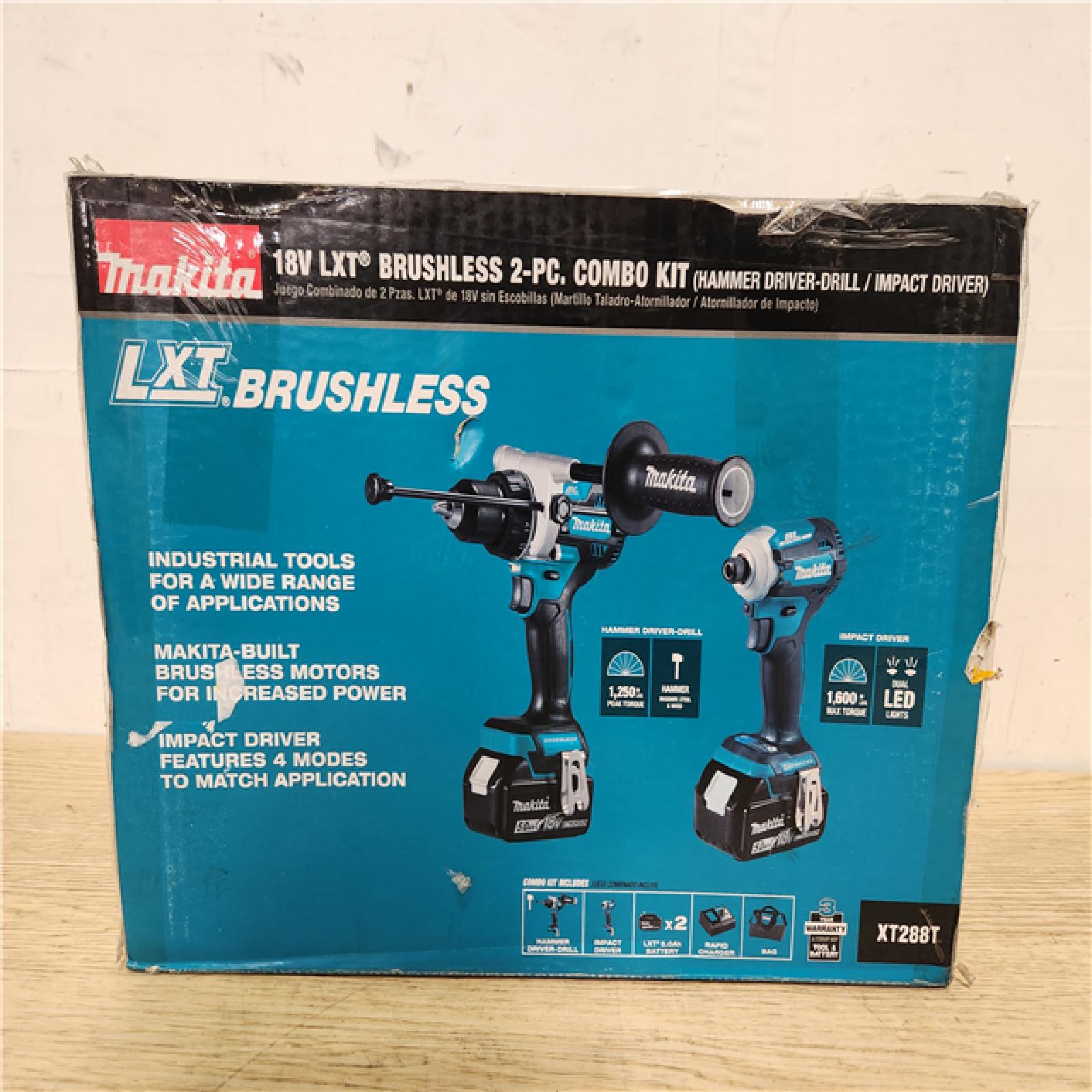 Phoenix Location Makita 18V LXT Lithium-Ion Brushless Cordless Combo Kit 5.0 Ah (2-Piece)