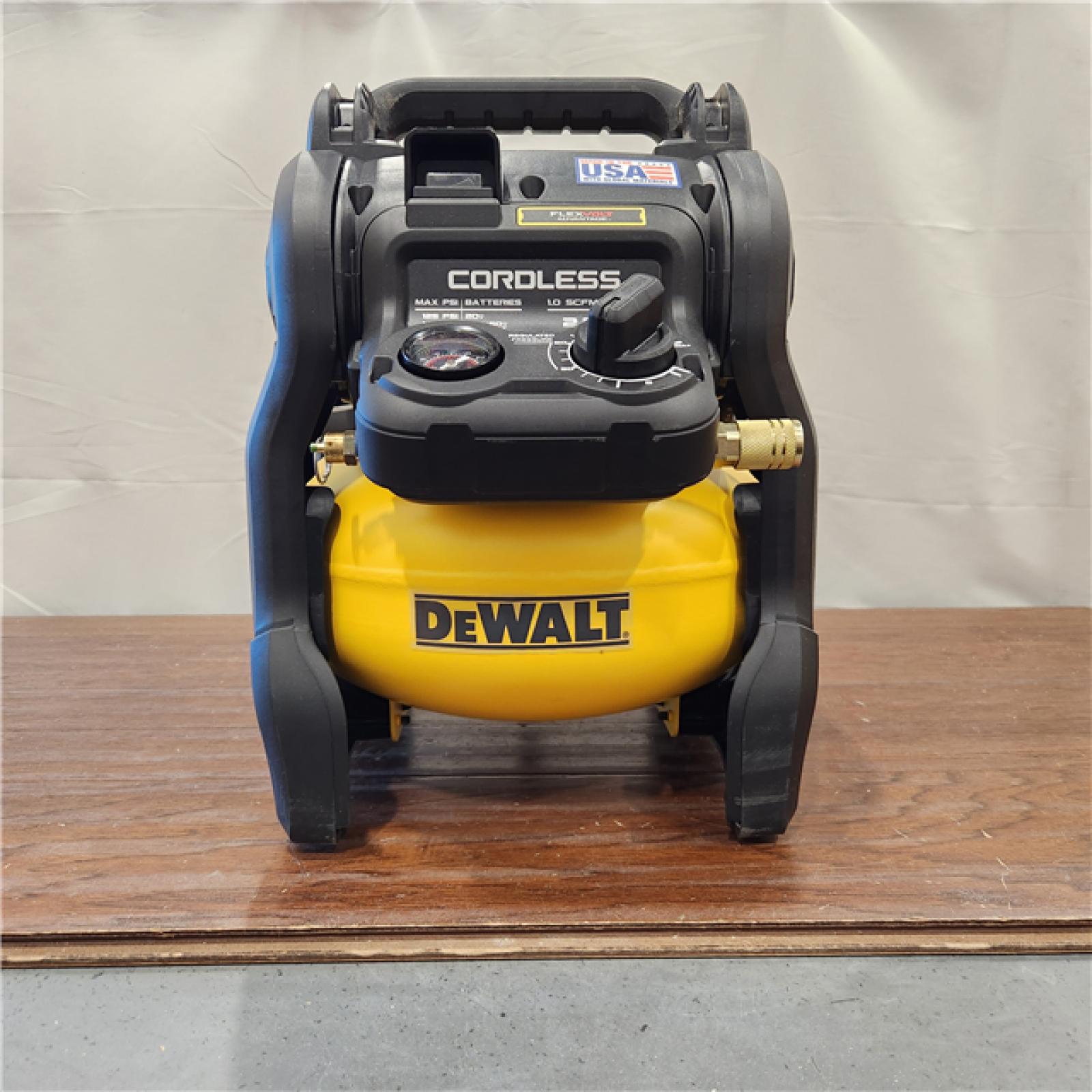 AS-IS DEWALT 20V MAX* 2-1/2 Gal. Brushless Cordless Air Compressor