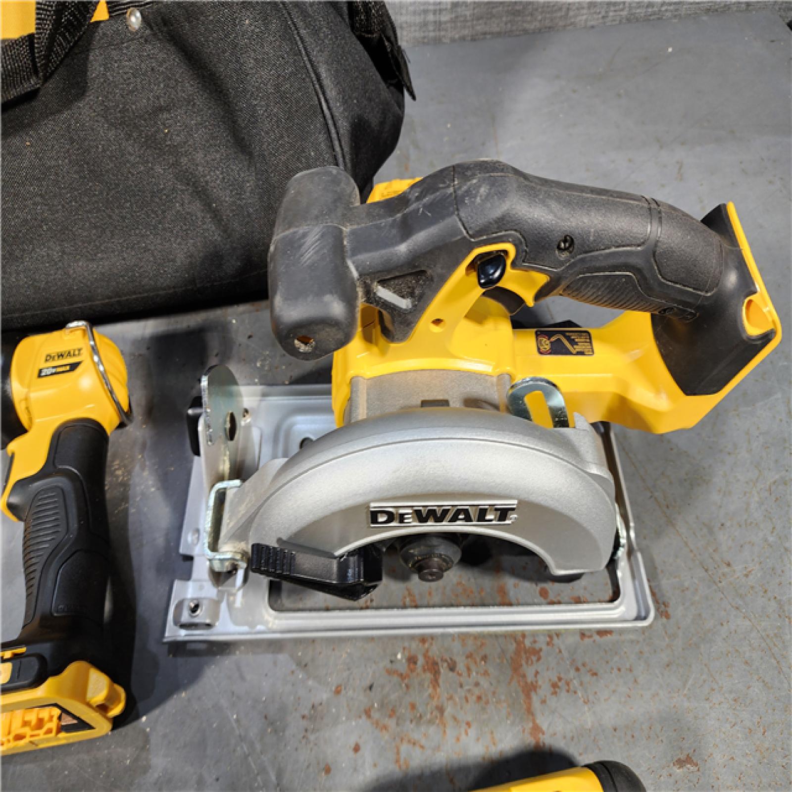 HOUSTON LOCATION - AS-IS DEWALT 4 TOOL COMBO KIT W/ (2) BATTERY & CHARGER