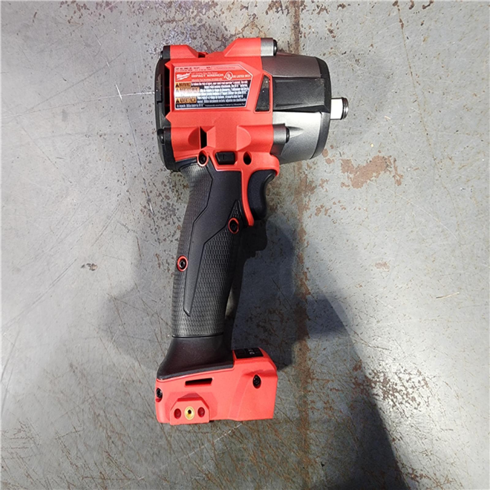 HOUSTON LOCATION - AS-IS (APPEARS LIKE NEW) Milwaukee M18 FUEL 1/2 in. Cordless Brushless Mid-Torque Impact Wrench Kit (Battery & Charger)