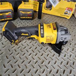 HOUSTON LOCATION - AS-IS DeWalt Flexvolt 60V Max Cordless Grinder  4.5 in; 6 in  Kit  1 KT (115-DCG418X2)