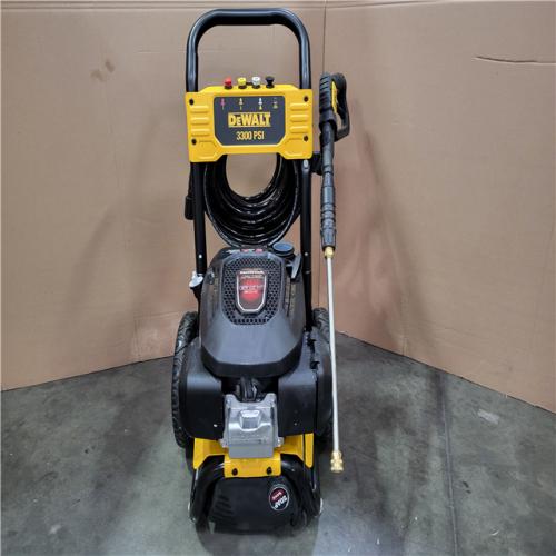 CALIFORNIA AS-IS DEWALT HIGH PERFORMANCE EASY START HONDA GVC 200 3300 PSI GAS PRESSURE WASHER