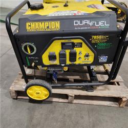 Dallas Location - As-Is Champion 6250-Watt Dual Fuel Portable Generator