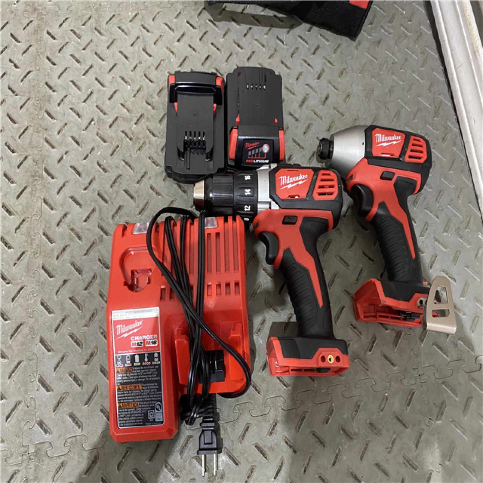 Houston location AS-IS Milwaukee Electric Tools 2691-22 MILWAUKEE M18 COMBO KITS LIKE NEW