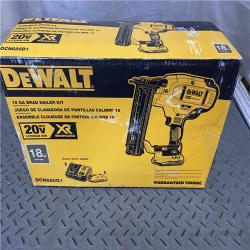 Houston location AS-IS DEWALT 20V MAX XR 18 Gauge Brad Nailer Kit