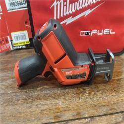 AS-ISMilwaukee M12 FUEL 12-Volt Lithium-Ion Brushless Cordless HACKZALL Reciprocating Saw Kit W/ Free M12 2.0Ah Compact Battery