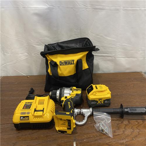 AS-ISDEWALT 20V XR Lithium-Ion Cordless Hammer Drill Kit with 8.0 Ah Battery, Charger and Kit Bag