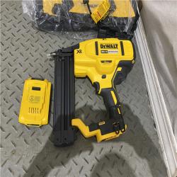 Houston location AS-IS DeWalt DCN680D1 20-Volt MAX XR Cordless Brad Nailer Kit  Brushless Motor  18 Gauge - Quantity 1 (charge & battery included)