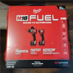 CALIFORNIA NEW MILWAUKEE M18 FUEL 2-TOOL COMBO KIT (2 BATTERIES AND CHARGER INCLUDED)