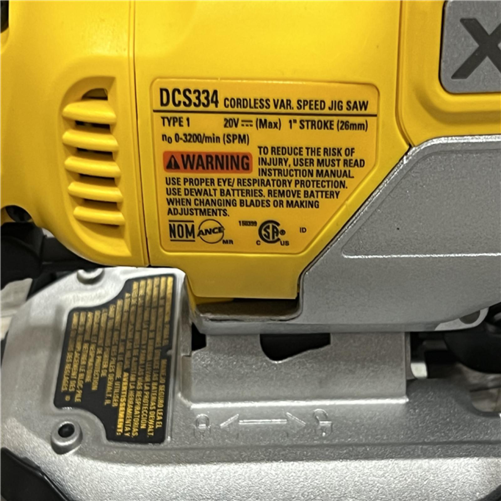 AS-IS DEWALT 20V MAX XR Cordless Brushless Jigsaw (Tool Only)