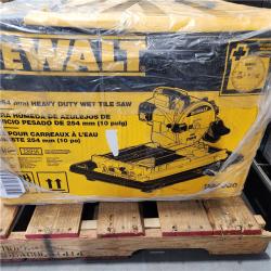 NEW! DEWALT D24000S Heavy-Duty 10-inch Wet Tile Saw with Stand [Wet tile saw w/stand]