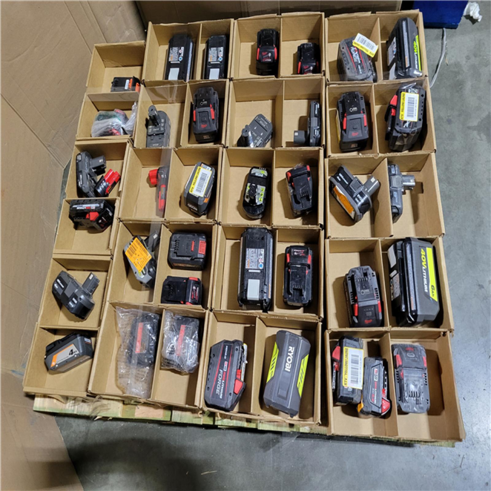 CALIFORNIA AS-IS BATTERY PALLET