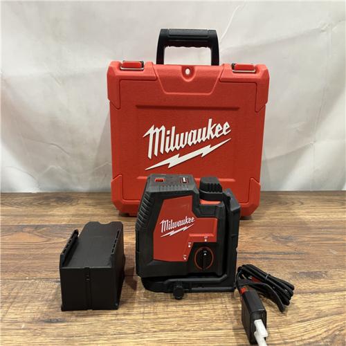 AS-IS Milwaukee-3522-21 Green Beam Laser Cross Line Plumb Point USB Rechargeable