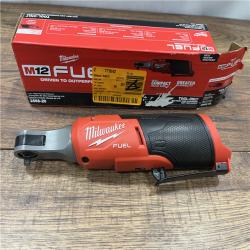 AS IS Milwaukee 2566-20 M12 FUEL Brushless Lithium-Ion 1/4 in. Cordless High Speed Ratchet (Tool Only)