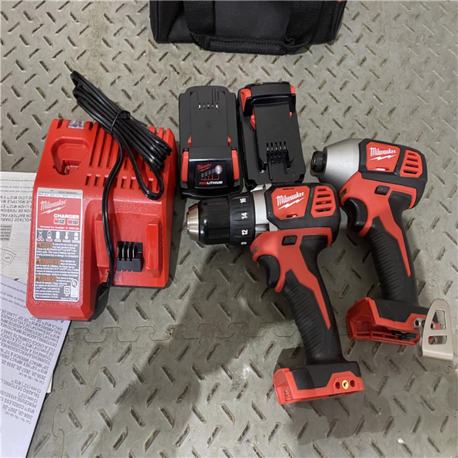 Houston location AS-IS Milwaukee Electric Tools 2691-22 MILWAUKEE M18 COMBO KITS LIKE NEW