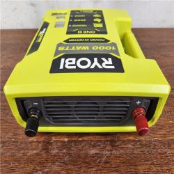 AS-IS RYOBI ONE+ 18V 1000-Watt Max 12-Volt Automotive Power Inverter