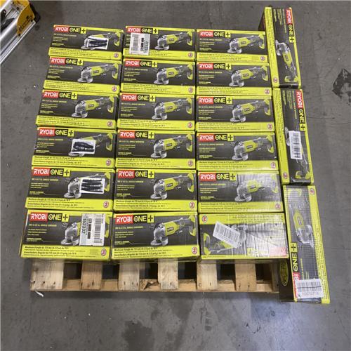 DALLAS LOCATION - RYOBI ONE + ANGELO GRINGER (TOOL ONLY) - PALLET -( 21 UNITS )