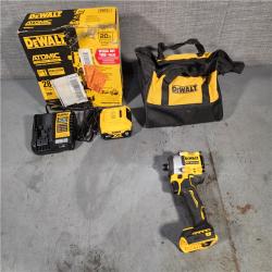 HOUSTON LOCATION - AS-IS DEWALT ATOMIC 20V MAX Lithium-Ion Brushless Cordless 1/2 in. Variable Speed Impact Wrench Kit with 5 Ah Battery and Charger