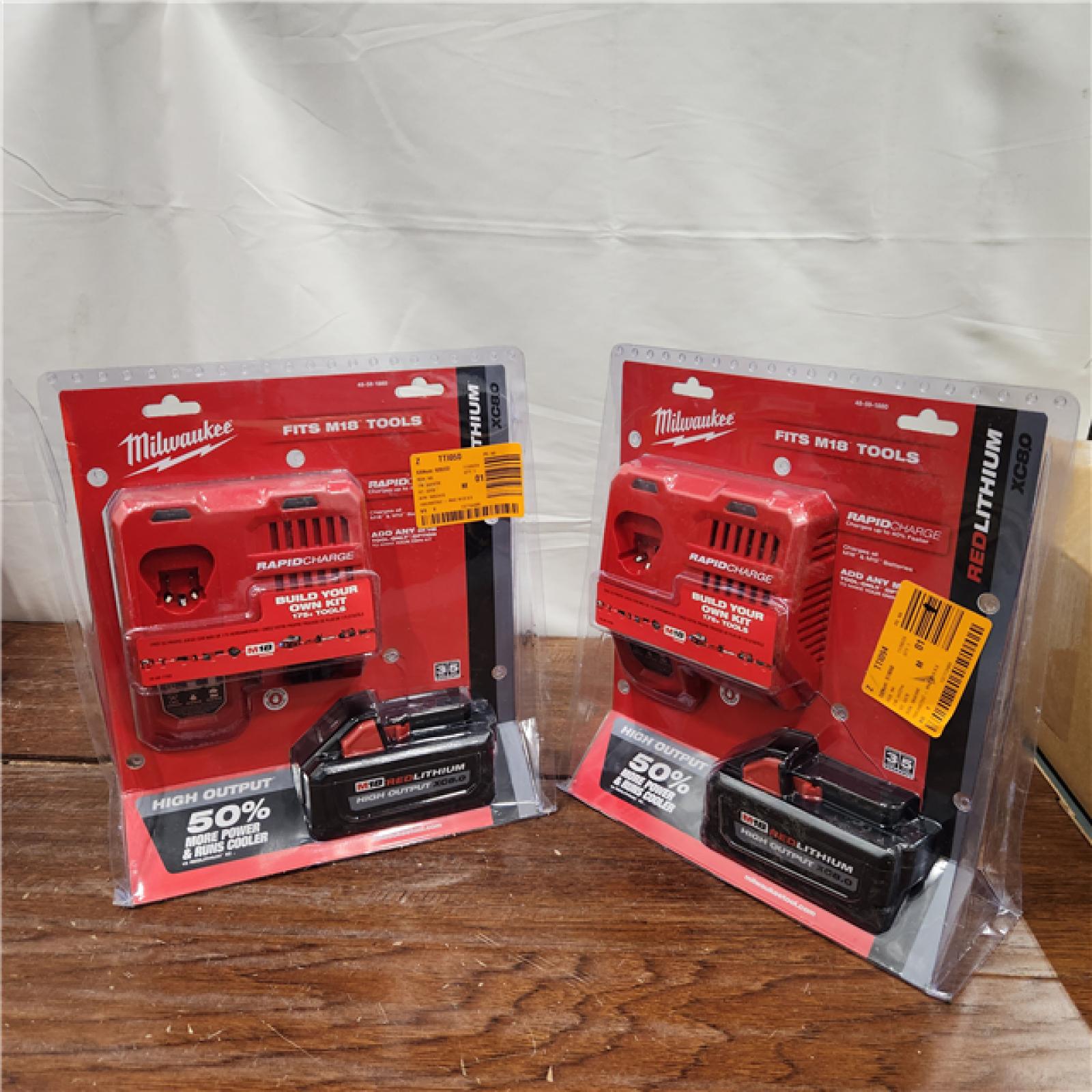 AS-IS Milwaukee M18 18-Volt Lithium-Ion HIGH OUTPUT Starter Kit